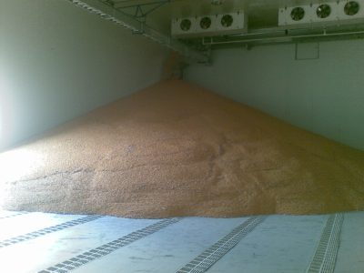 first operation for corn loading